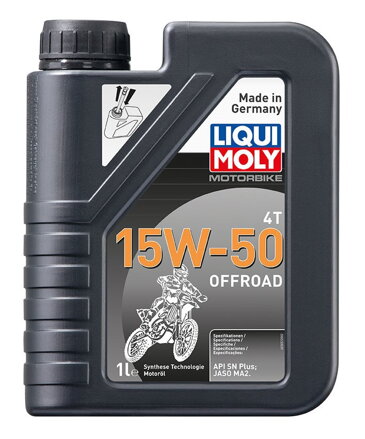 LIQUI MOLY Motorbike 4T 15W50 Offroad,syntetický motorový olej 1 l  LI 3057