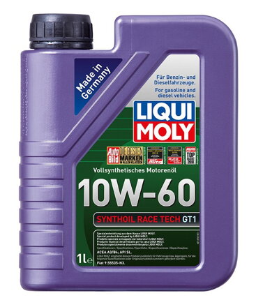 LIQUI MOLY Synthoil, Race Tech GT1 10W60, plně syntetický motorový olej 1L  LI 8908