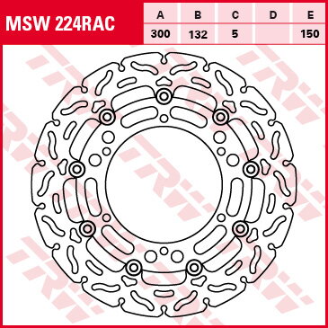 brzdový kotúč RAC TRW 788.04.61 