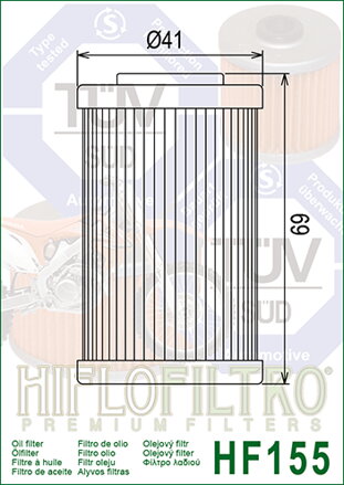 olejový filter HF155