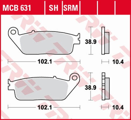 brzdove platničky TRW MCB631