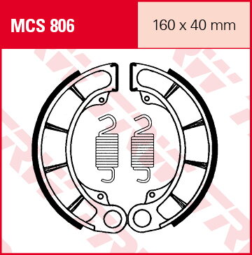 brzdove čeluste TRW MCS806