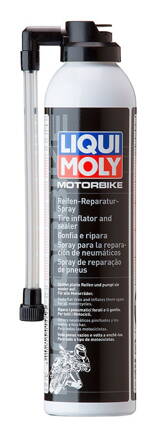 LIQUI MOLY Motorbike REIFEN-REPARATUR-SPRAY - SPREJ PRE OPRAVU defektov MOTOPNEUMATIKY 300ML LI 1579