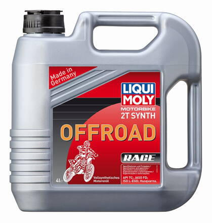 LIQUI MOLY Motorbike 2T Synth Offroad Race, plne syntetický 2T 4 l  LI 3064